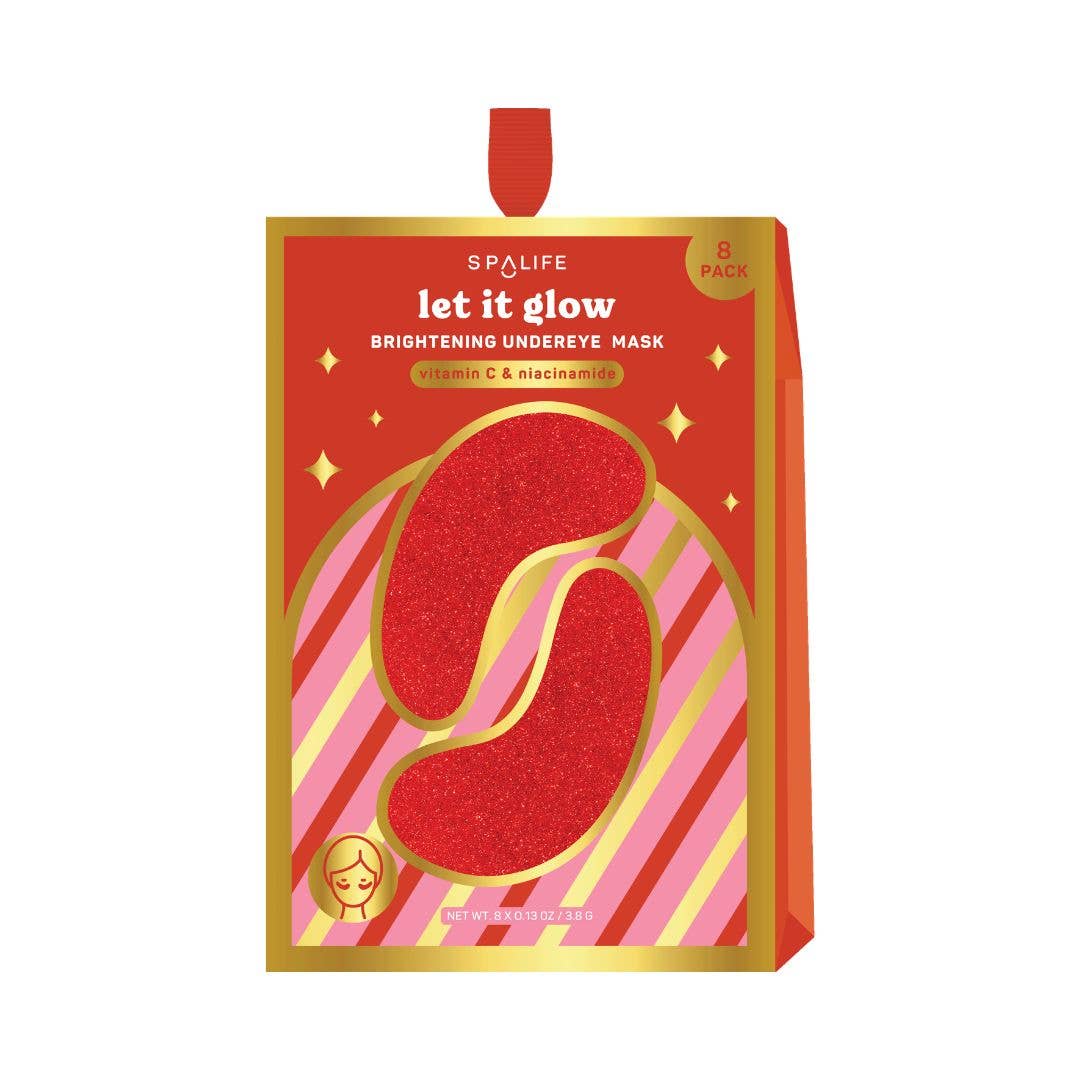 Christmas Holiday Let it Glow Undereye Patches | 8 Pack