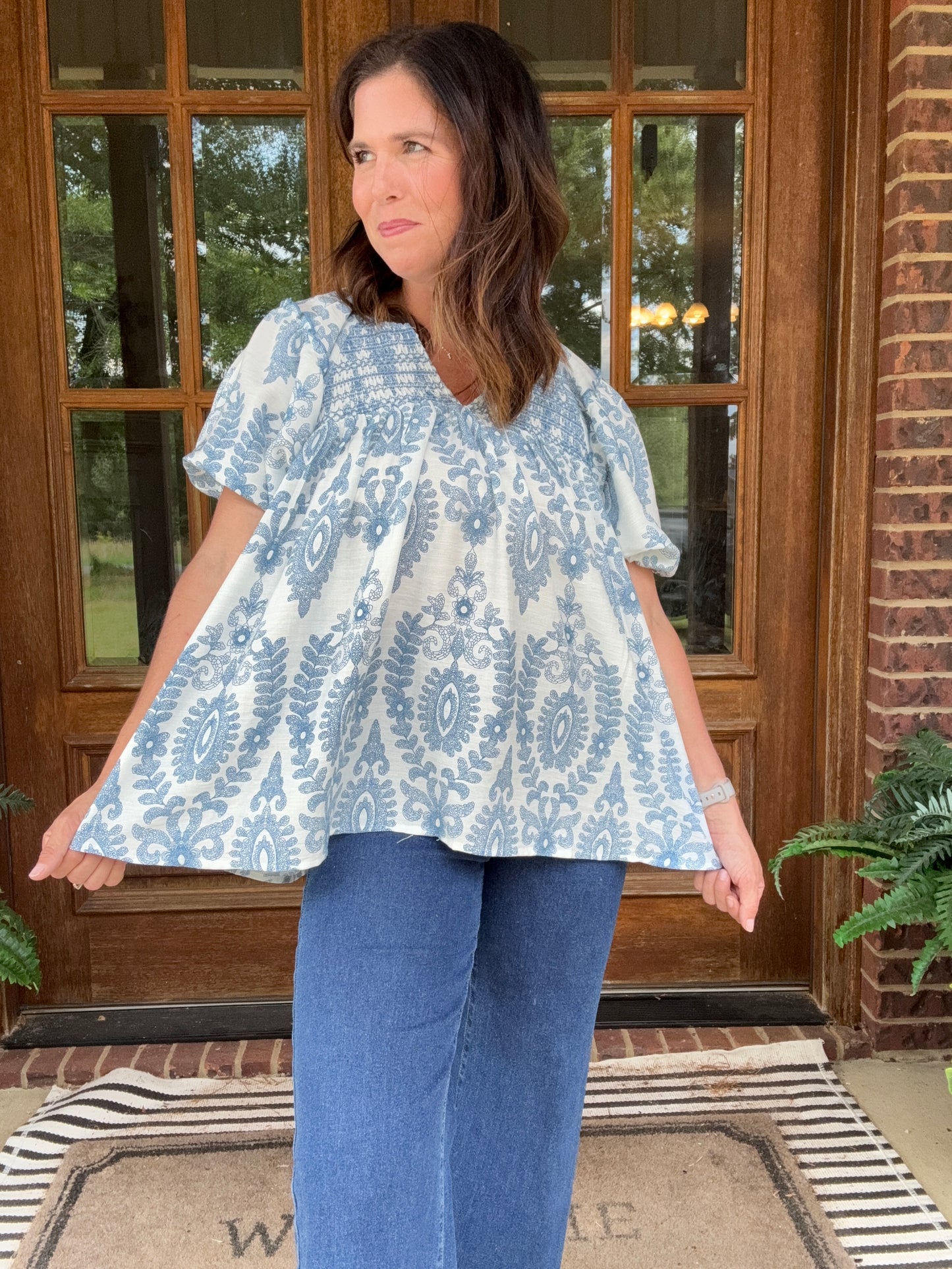 The Coastal Bloom Top