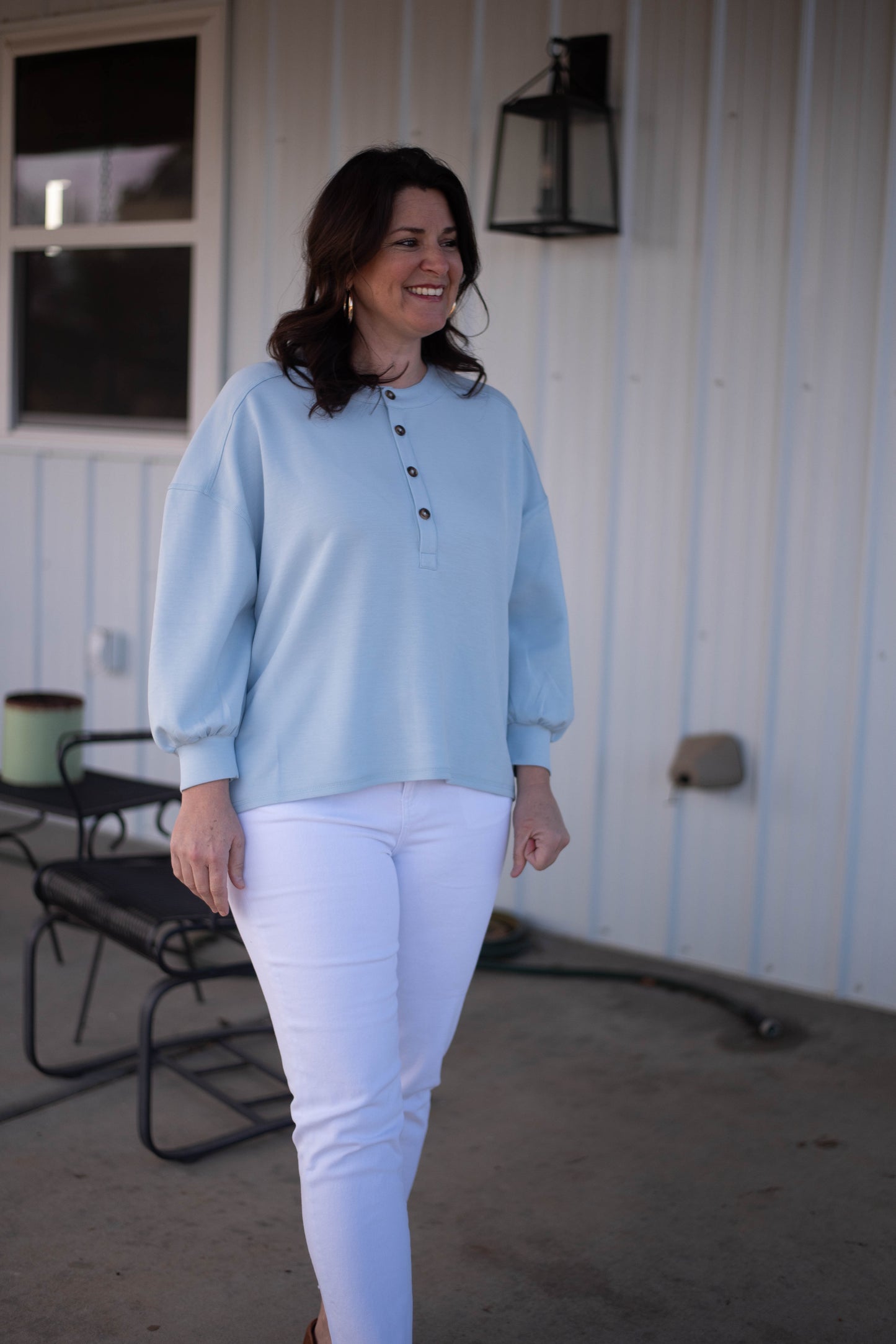 The Soft Structure Henley Top