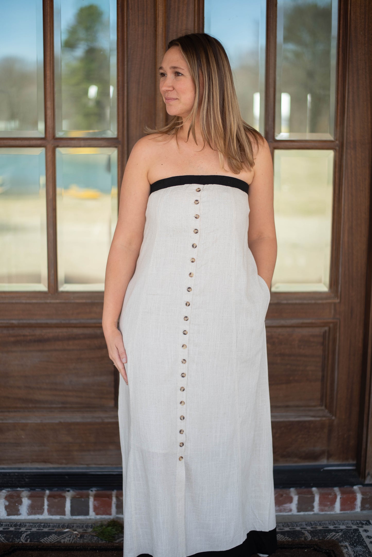 The Balanced Button Maxi