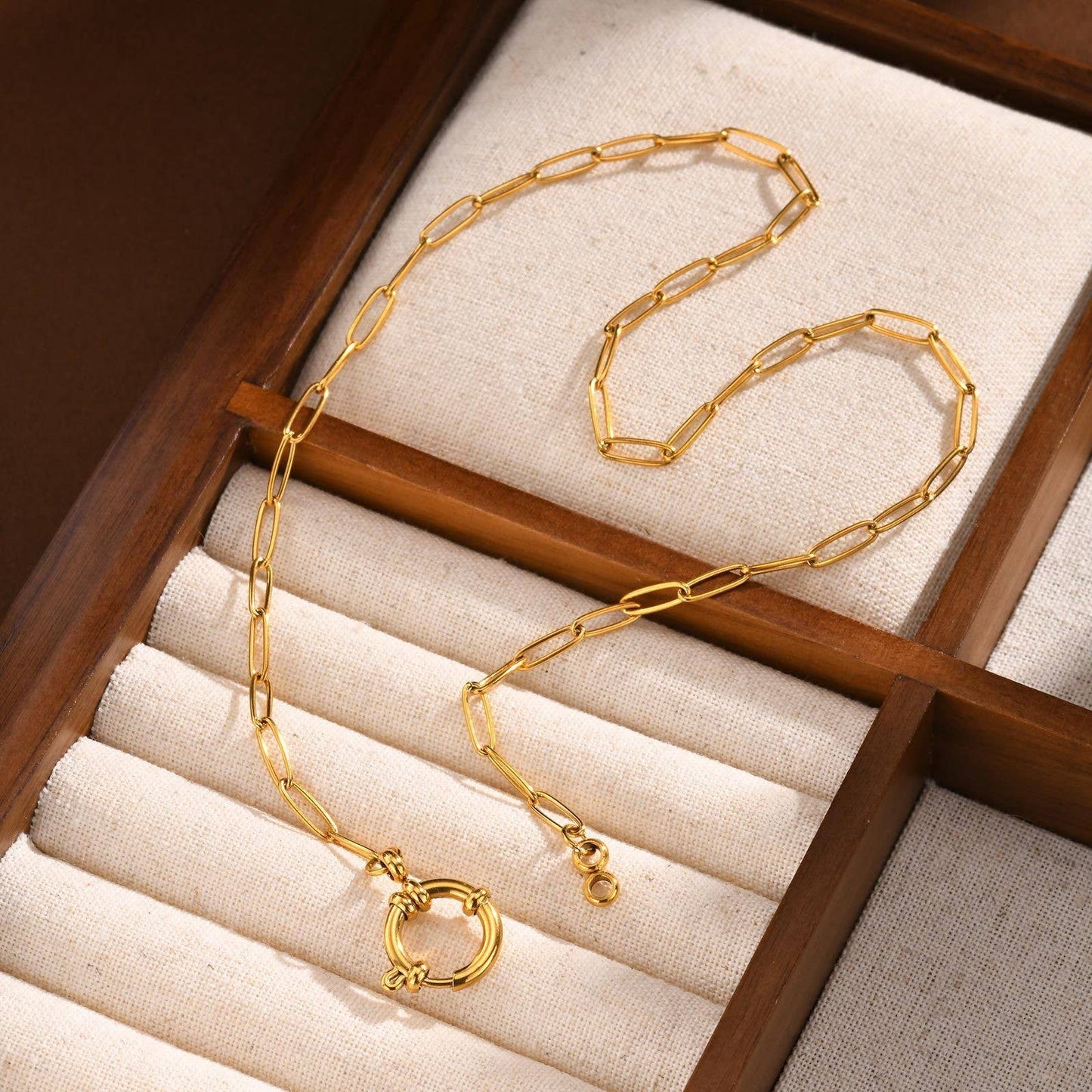 Circle Link Necklace