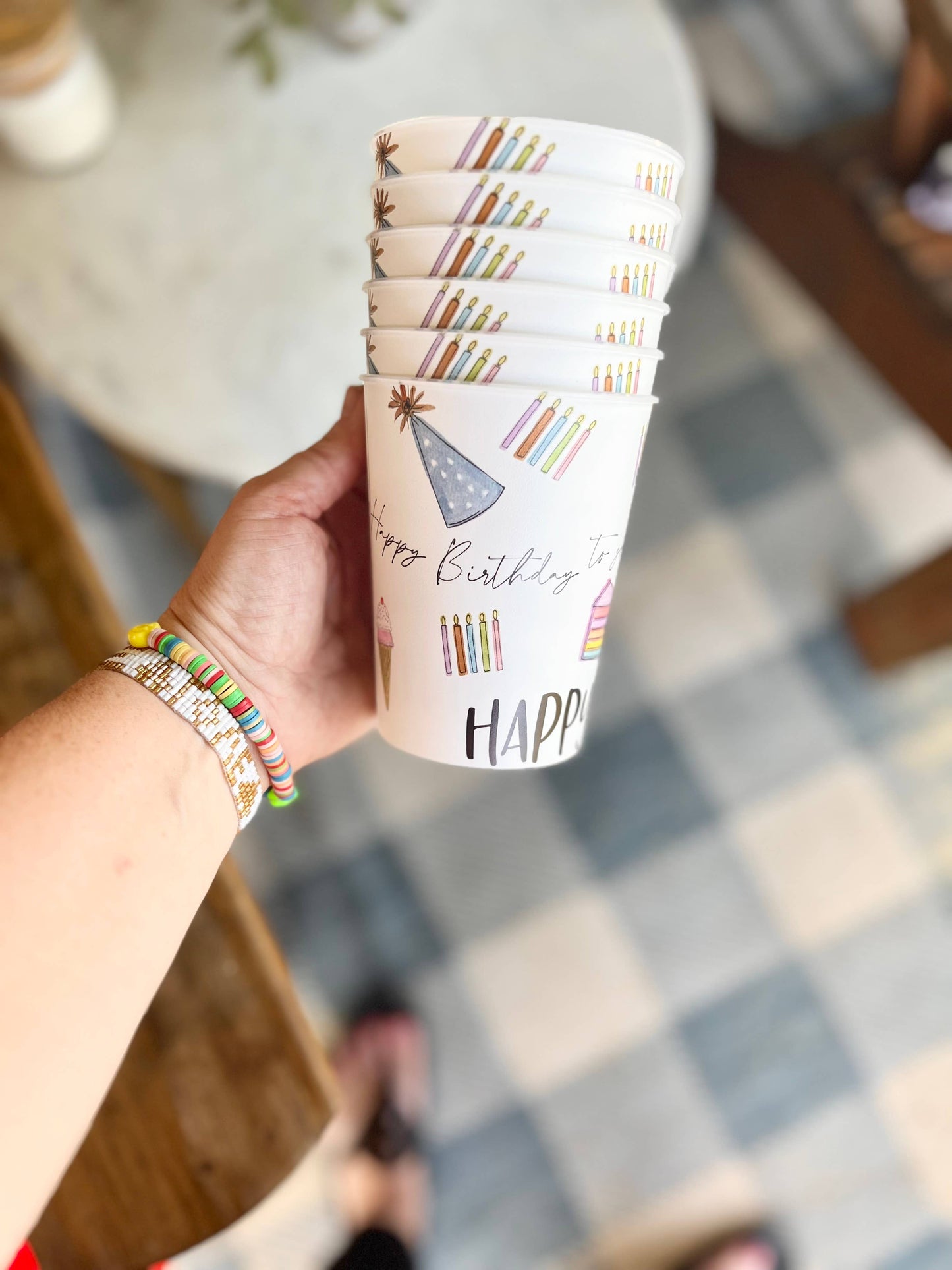 Birthday Reusable Party Cups great gifts as well