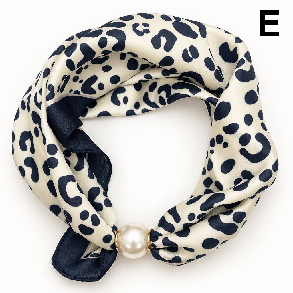Pearl Magnetic Clasp Scarf Necklace
