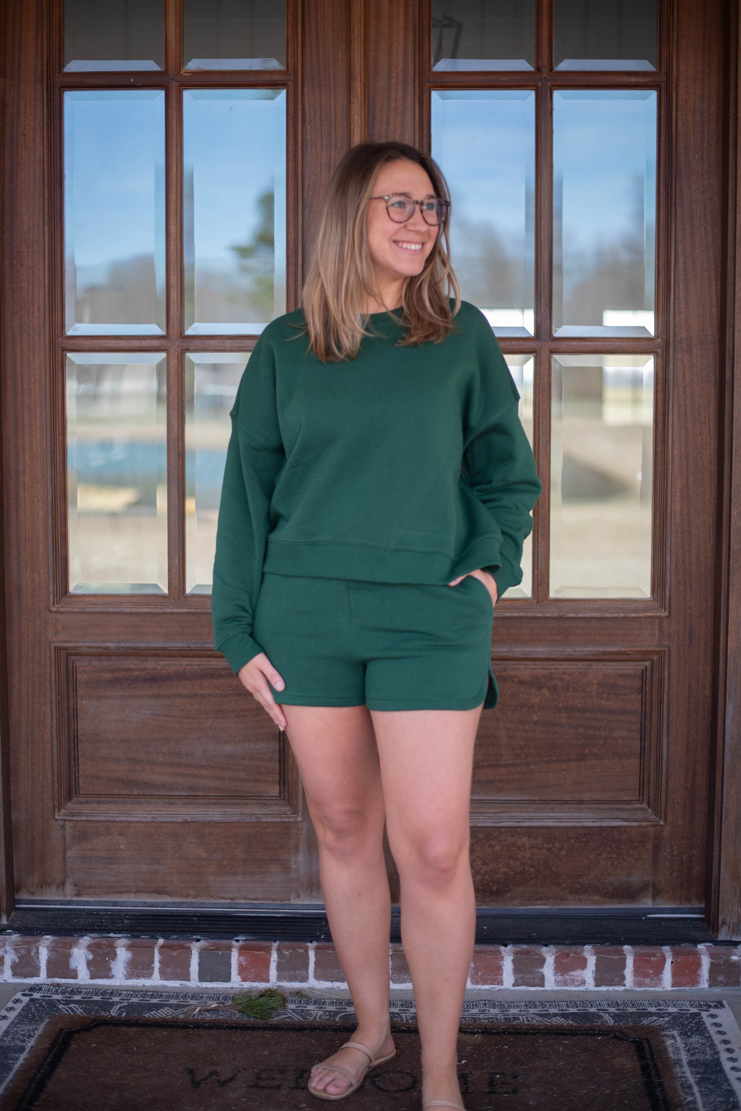 Lived in Fleece Shorts Set
