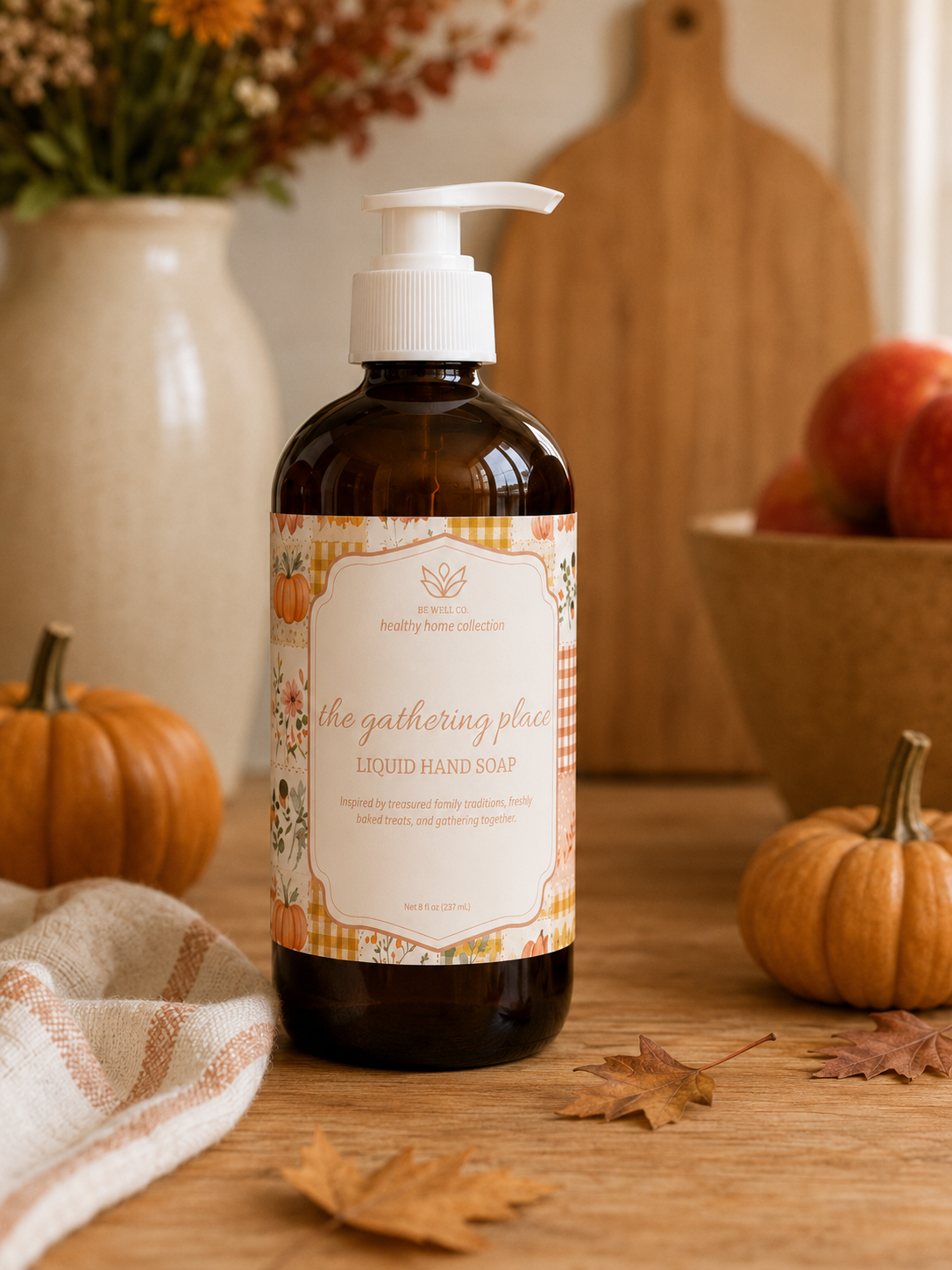 The Gathering Place- Healthy Home Collection: Liquid Hand Soap 8oz