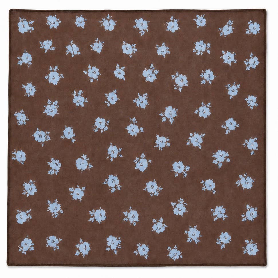Vintage-Inspired Printed Bandana Scarf