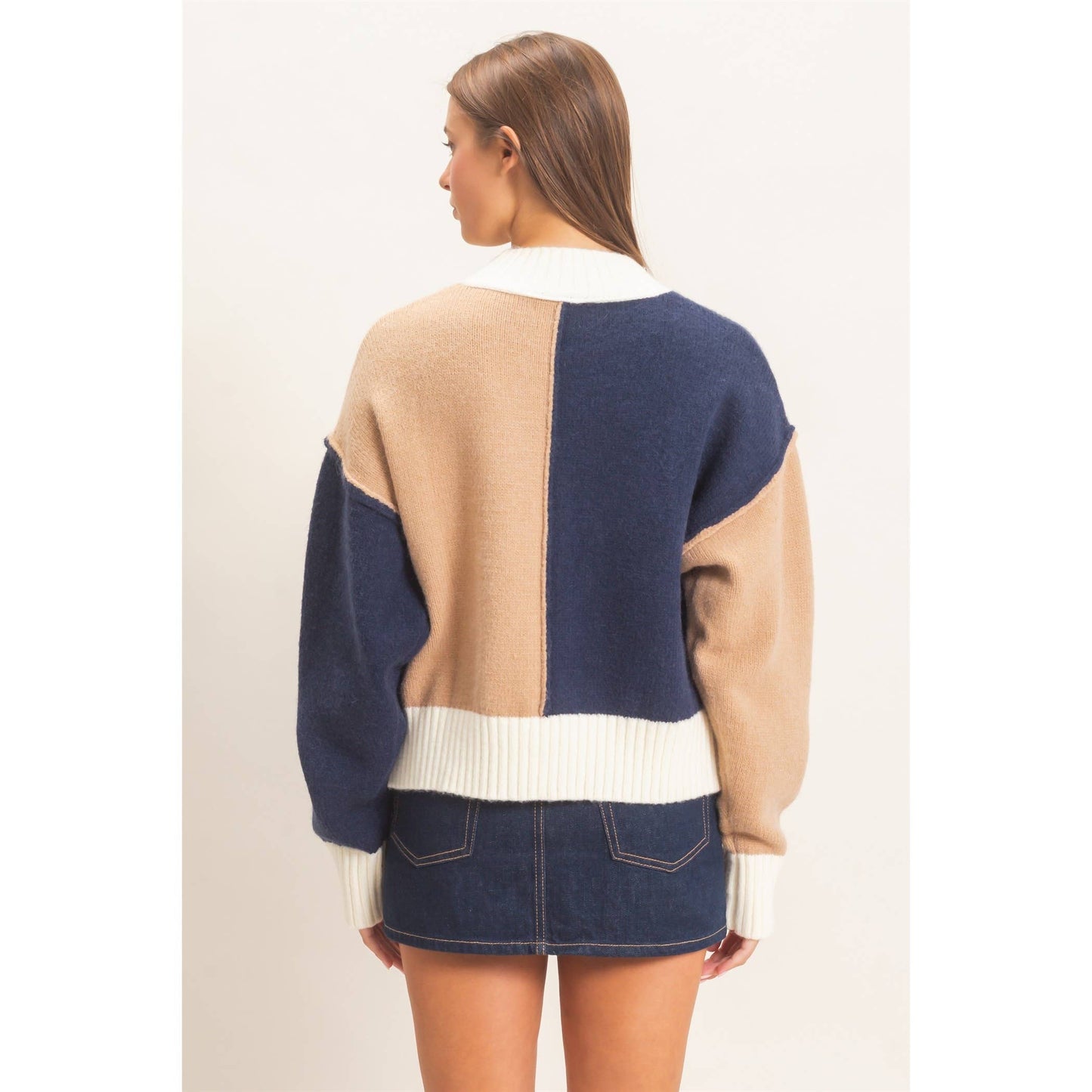 City Streets Mock Neck Sweater
