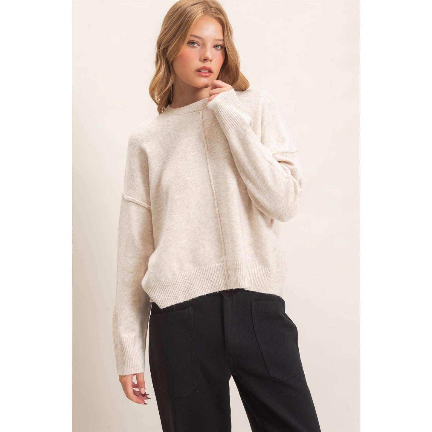 Easy Day Crew Neck Sweater
