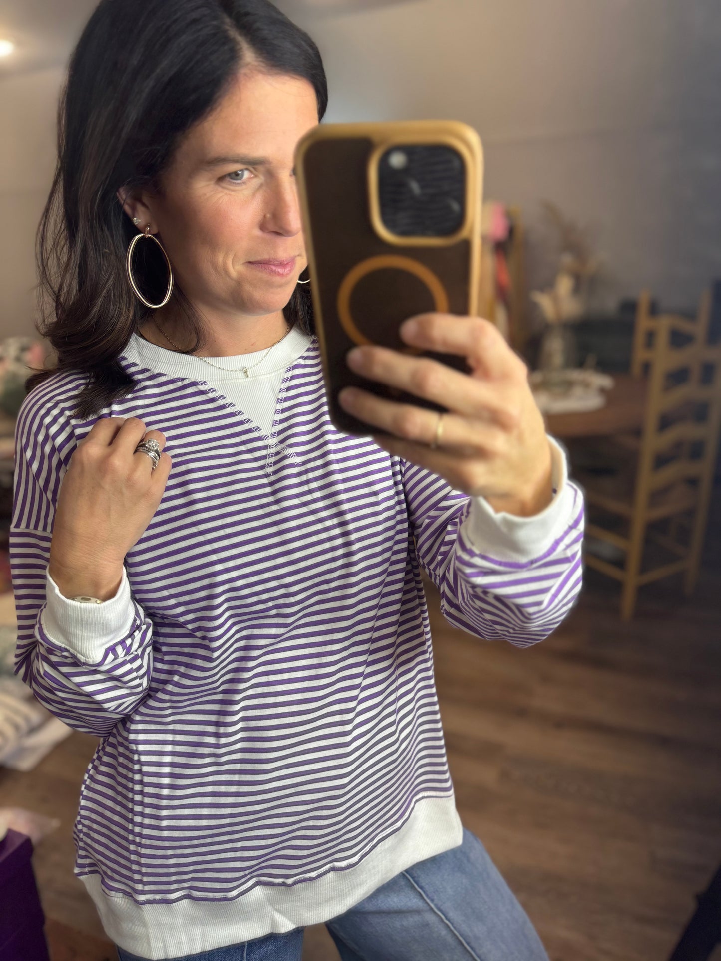 Day Dreaming Striped Long Sleeve
