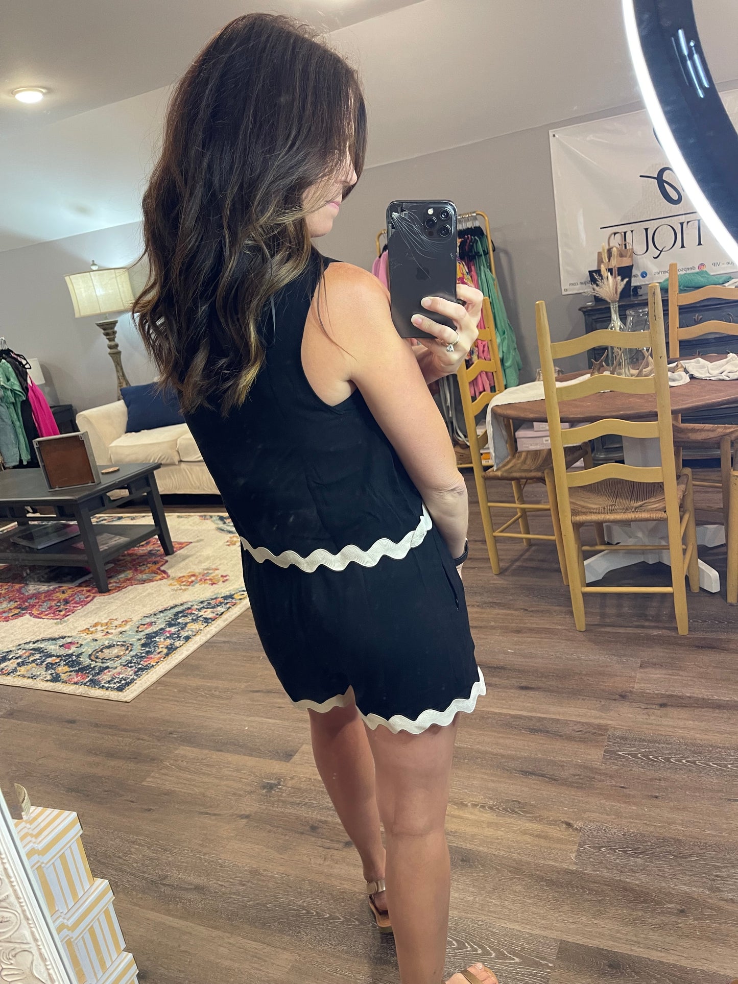 Classic Black Ricrac Set