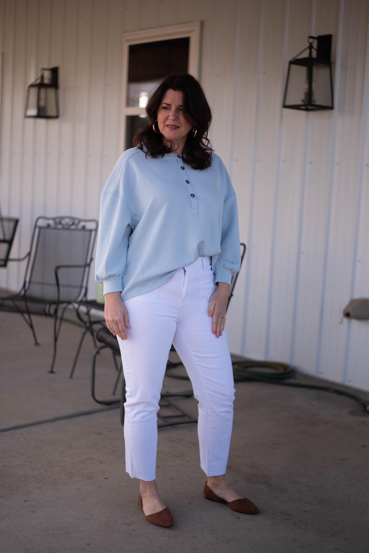 The Soft Structure Henley Top