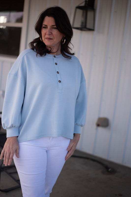 The Soft Structure Henley Top
