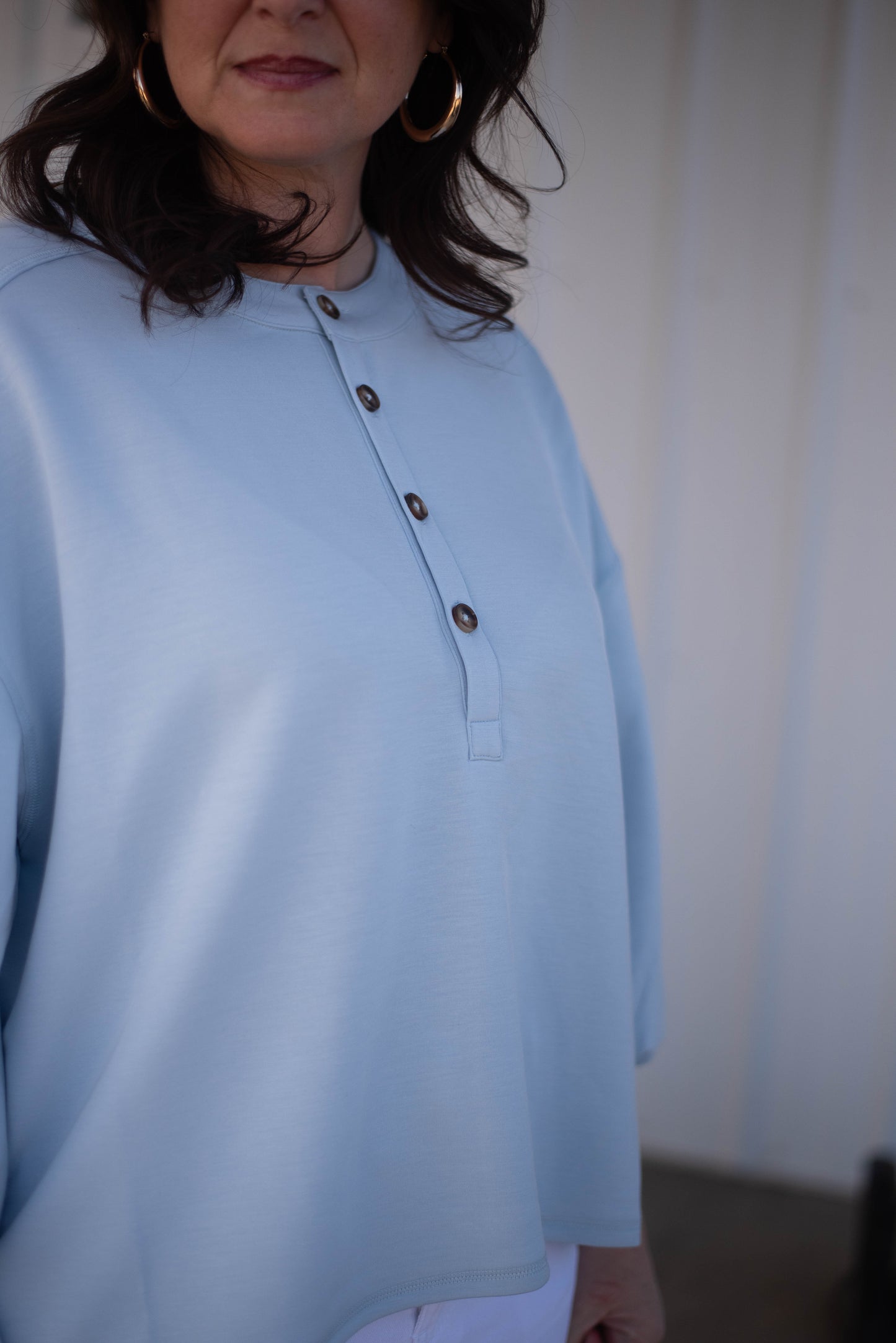 The Soft Structure Henley Top