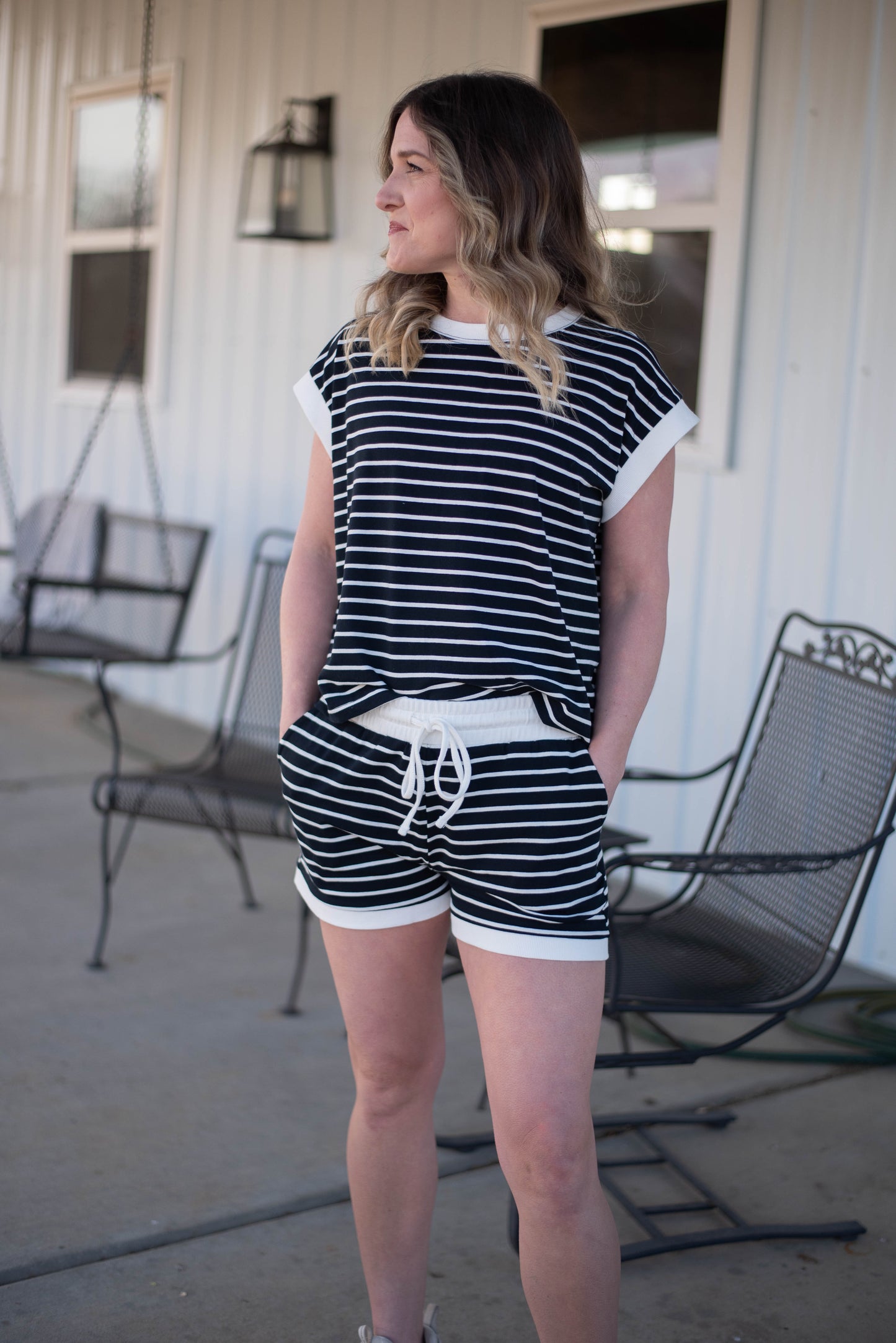 The Easy Stripe Lounge Set