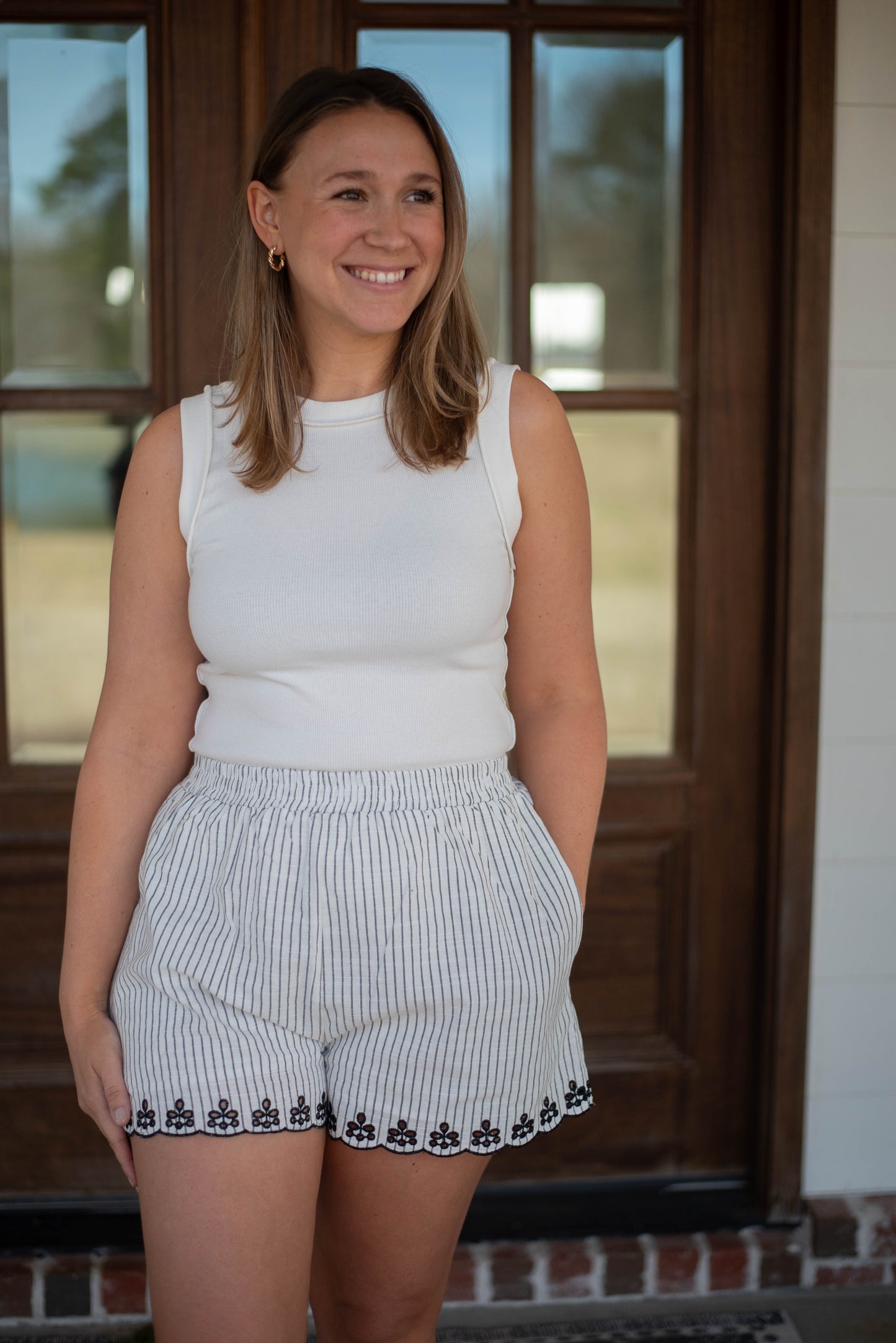 The Easy Embroidered Short