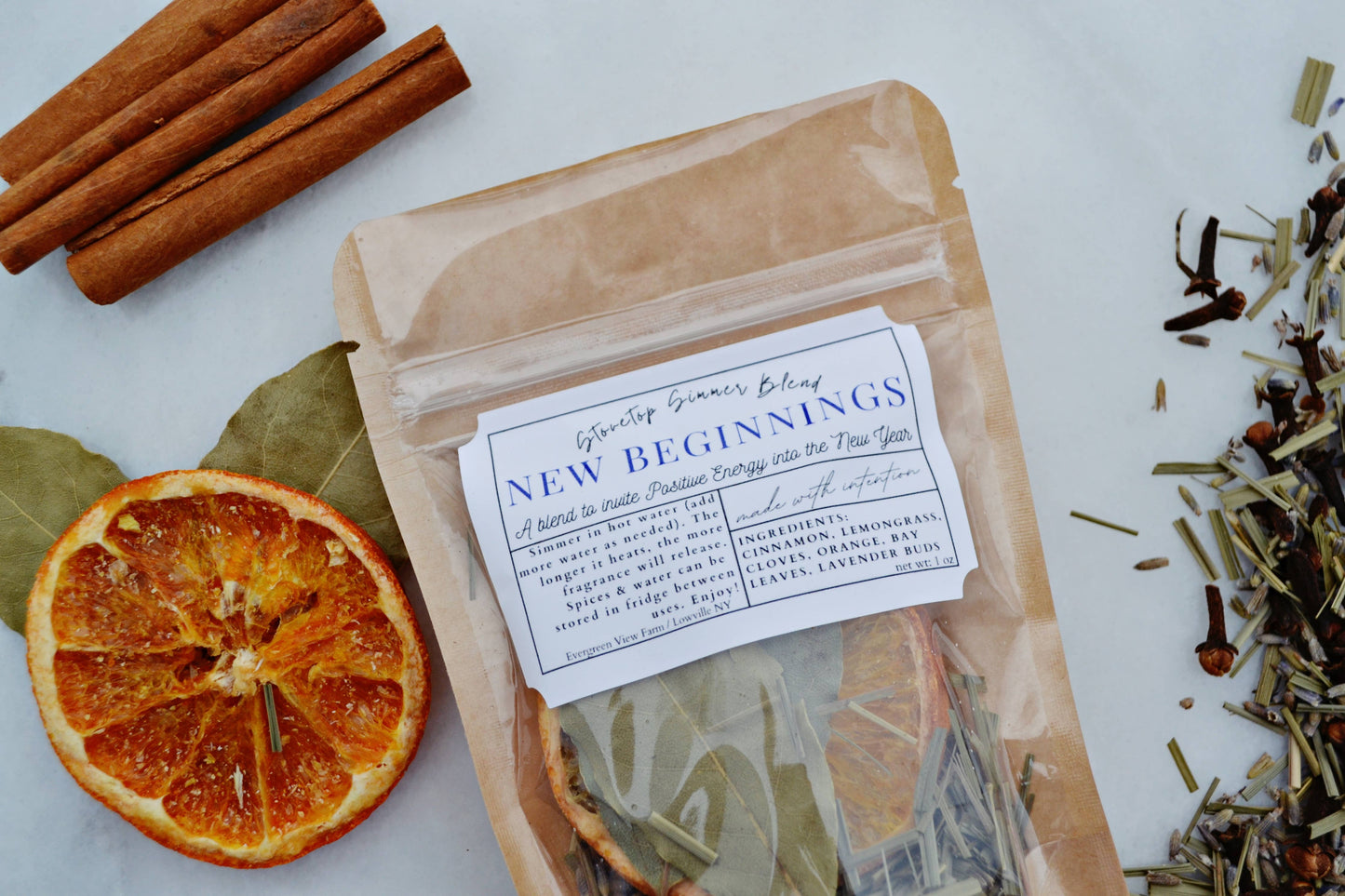 Simmer Pot Kit Stovetop Blend: New Beginning