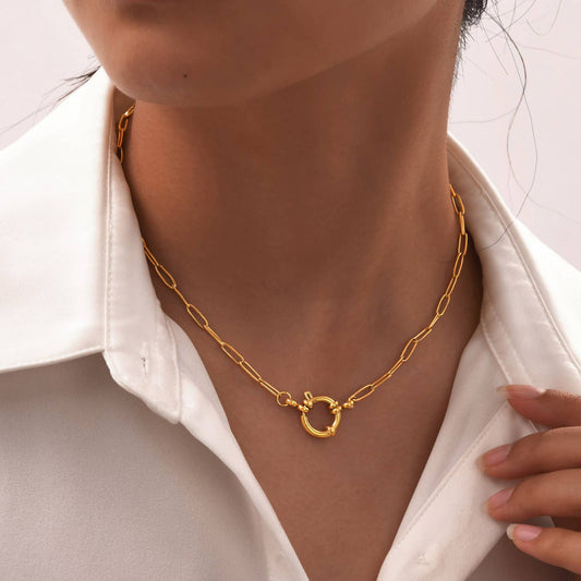 Circle Link Necklace
